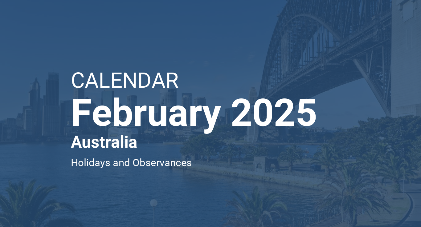 2025 Calendar Australia Excel